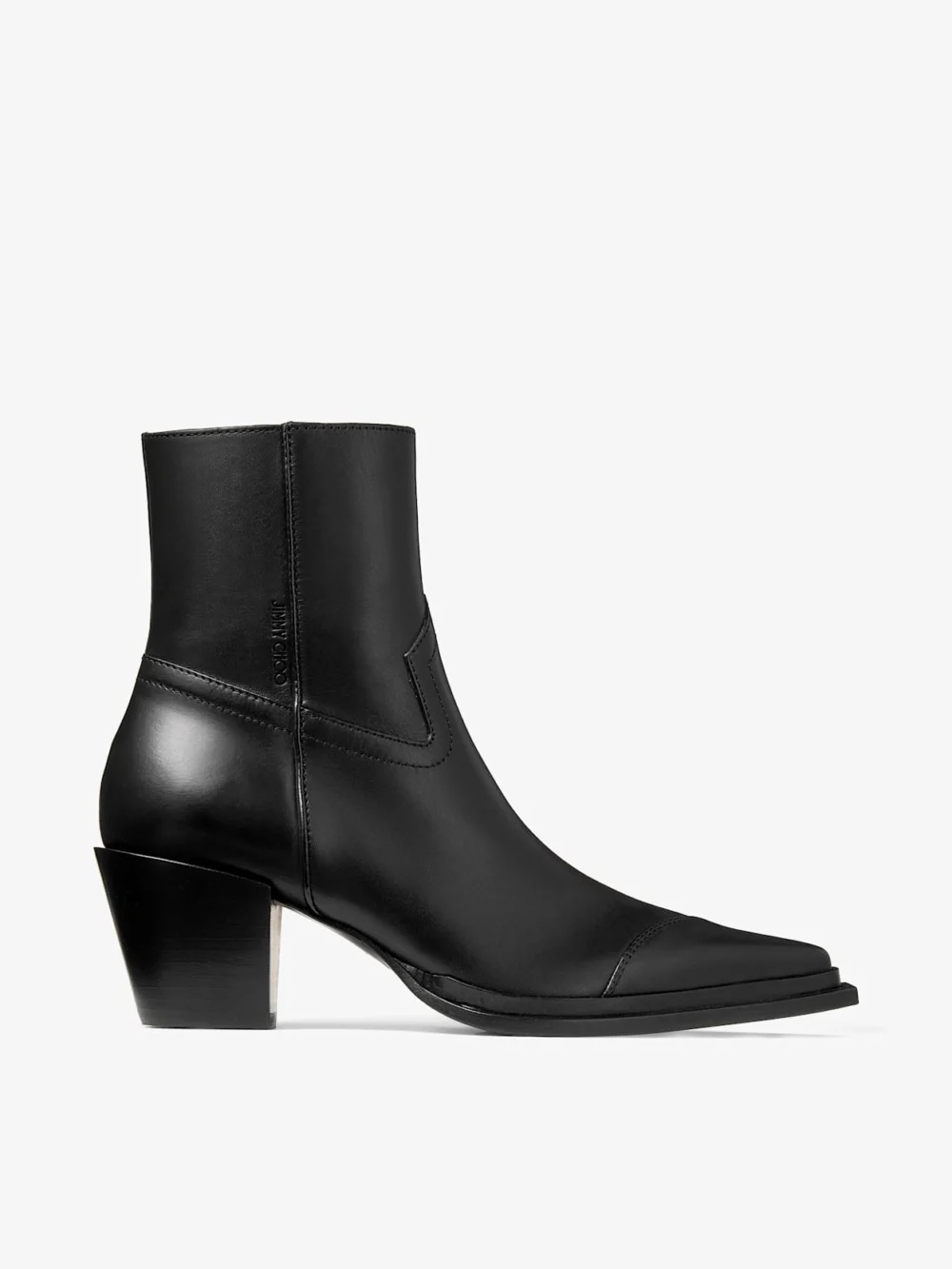 Jimmy Choo Cece Ankle Boot 60 Black Soft Vachetta Ankle Boots in black