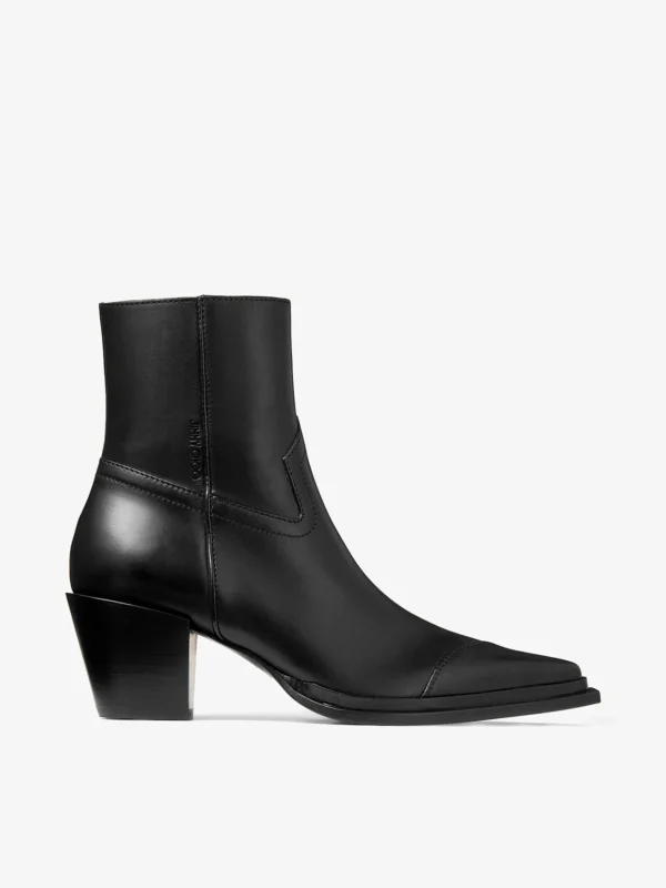 Jimmy Choo Cece Ankle Boot 60 Black Soft Vachetta Ankle Boots