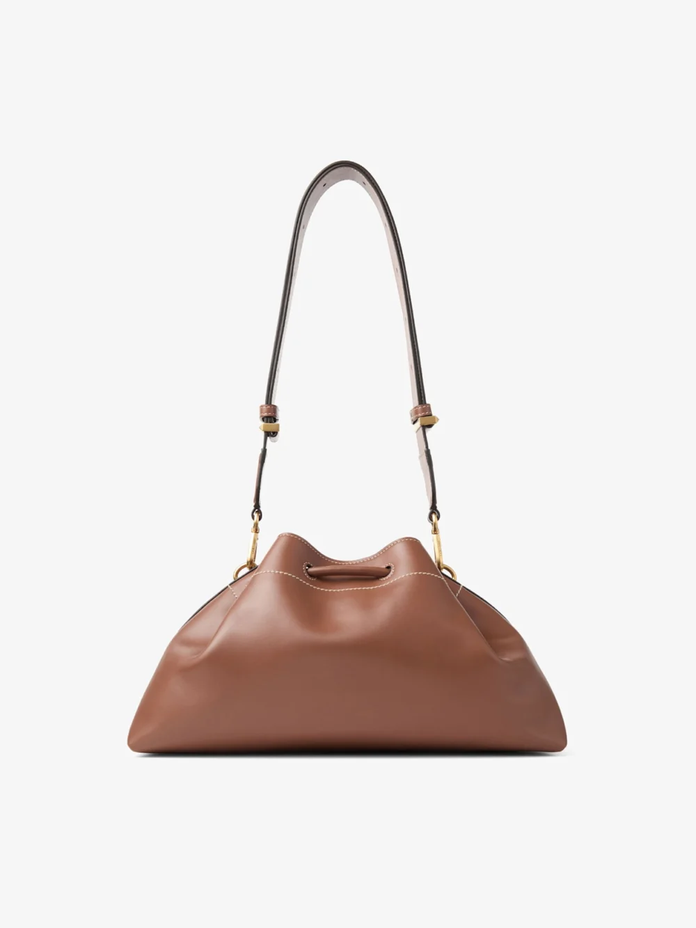 Jimmy Choo Cinch Medium Tan Leather Shoulder Bag, another view