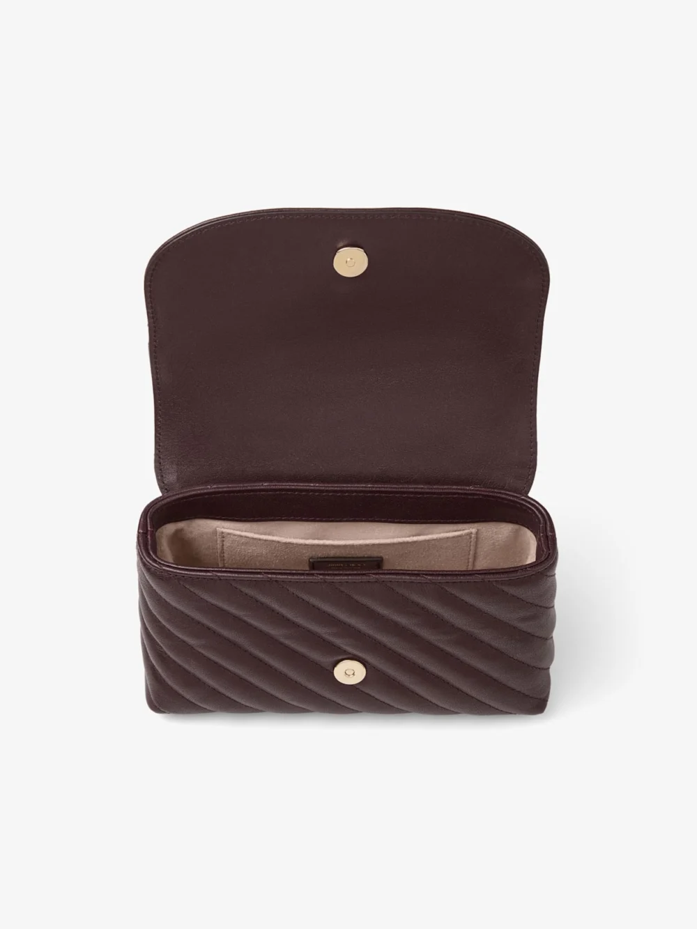 Jimmy Choo Curve Crossbody Small Deep Merlot Quilted Biker Leather Crossbody Bag, another view