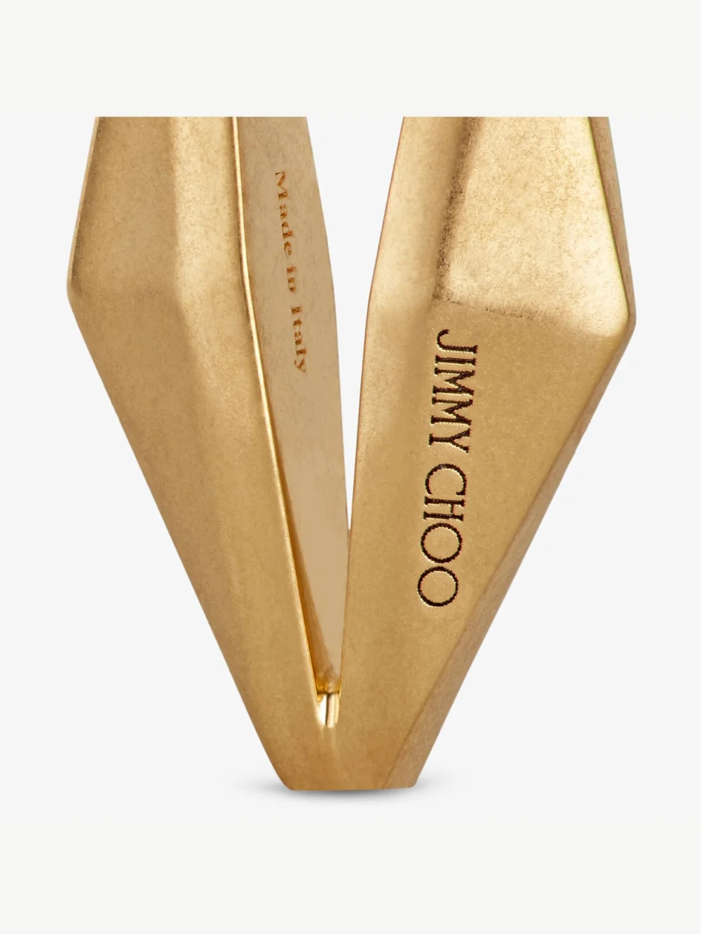 Jimmy Choo Diamond Chain Earring Gold Finish Diamond Chain Earrings, another view