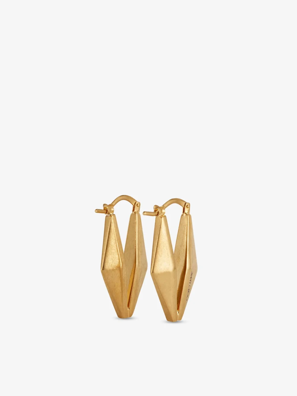 Jimmy Choo Diamond Chain Earring Gold Finish Diamond Chain Earrings, another view