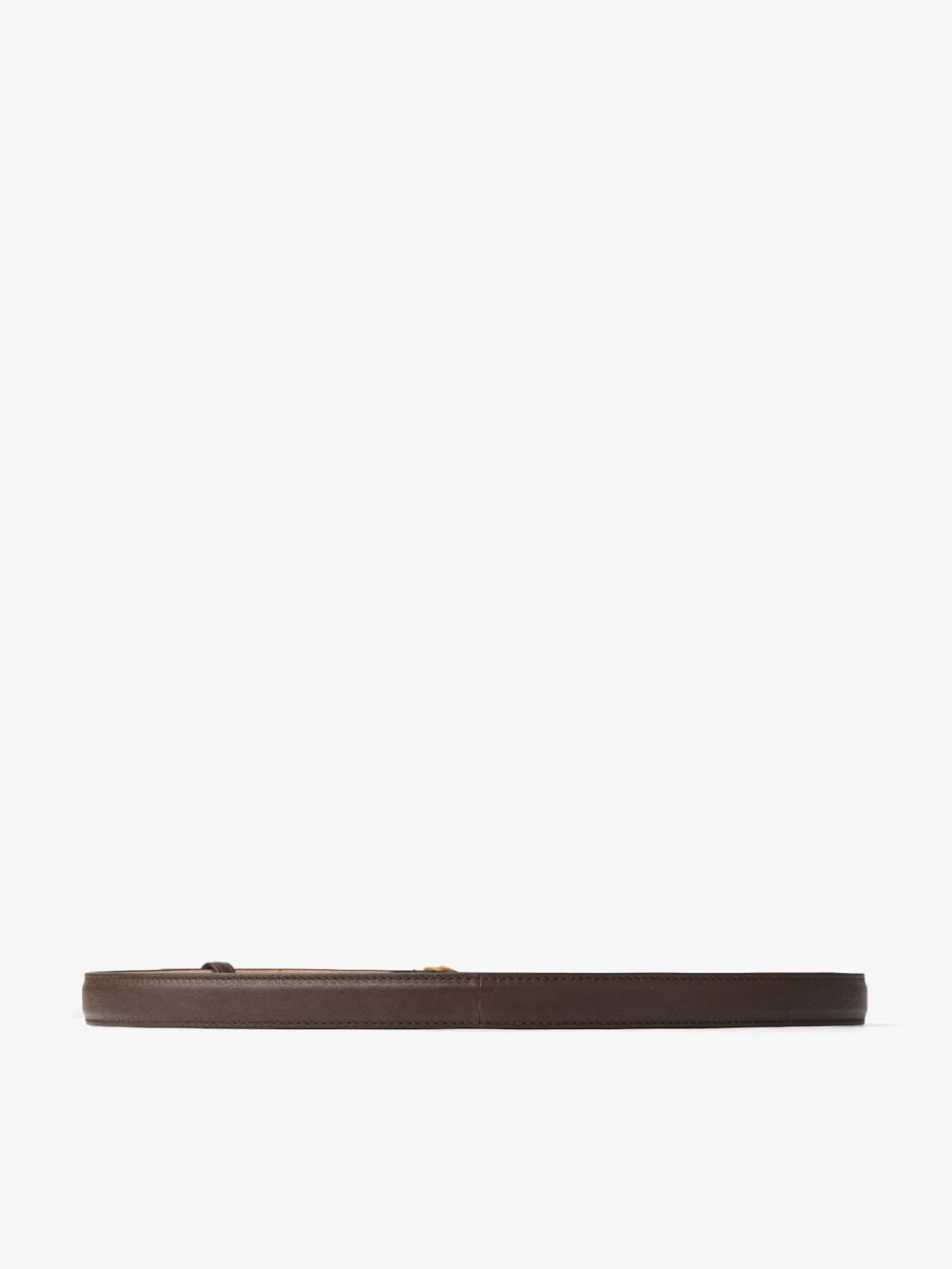 Jimmy Choo Diamond Clasp Belt Chocolate Biker Leather Clasp Belt, another view