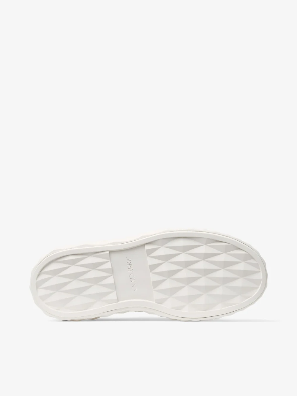 Jimmy Choo Diamond Maxi F Ii Latte Nappa Leather Pearl Trainers, another view
