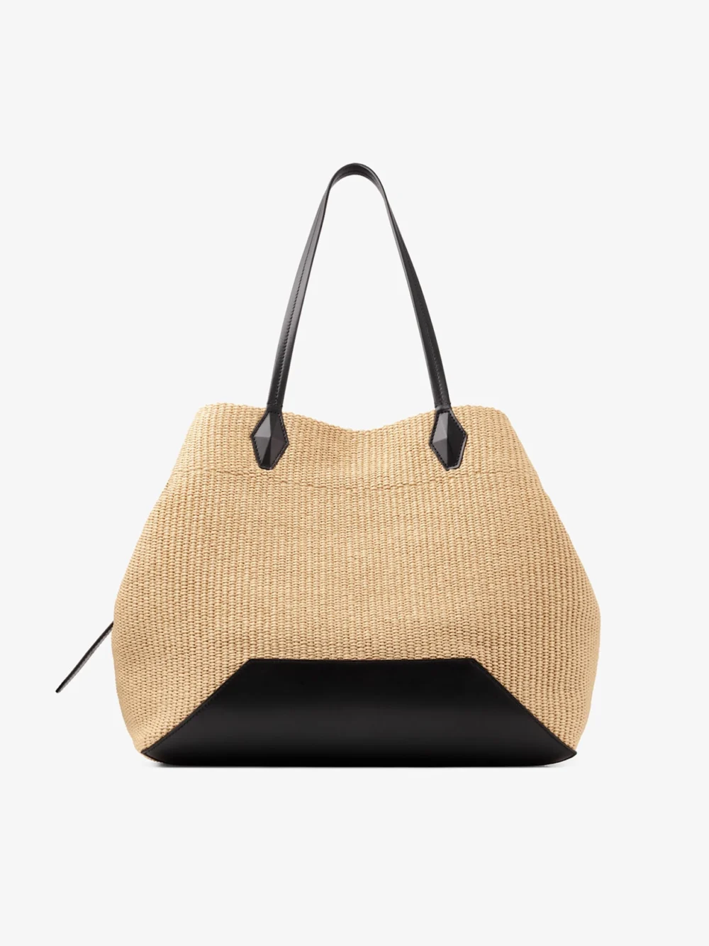 Jimmy Choo Diamond Tote Large Natutal Raffia Tote Bag, another view
