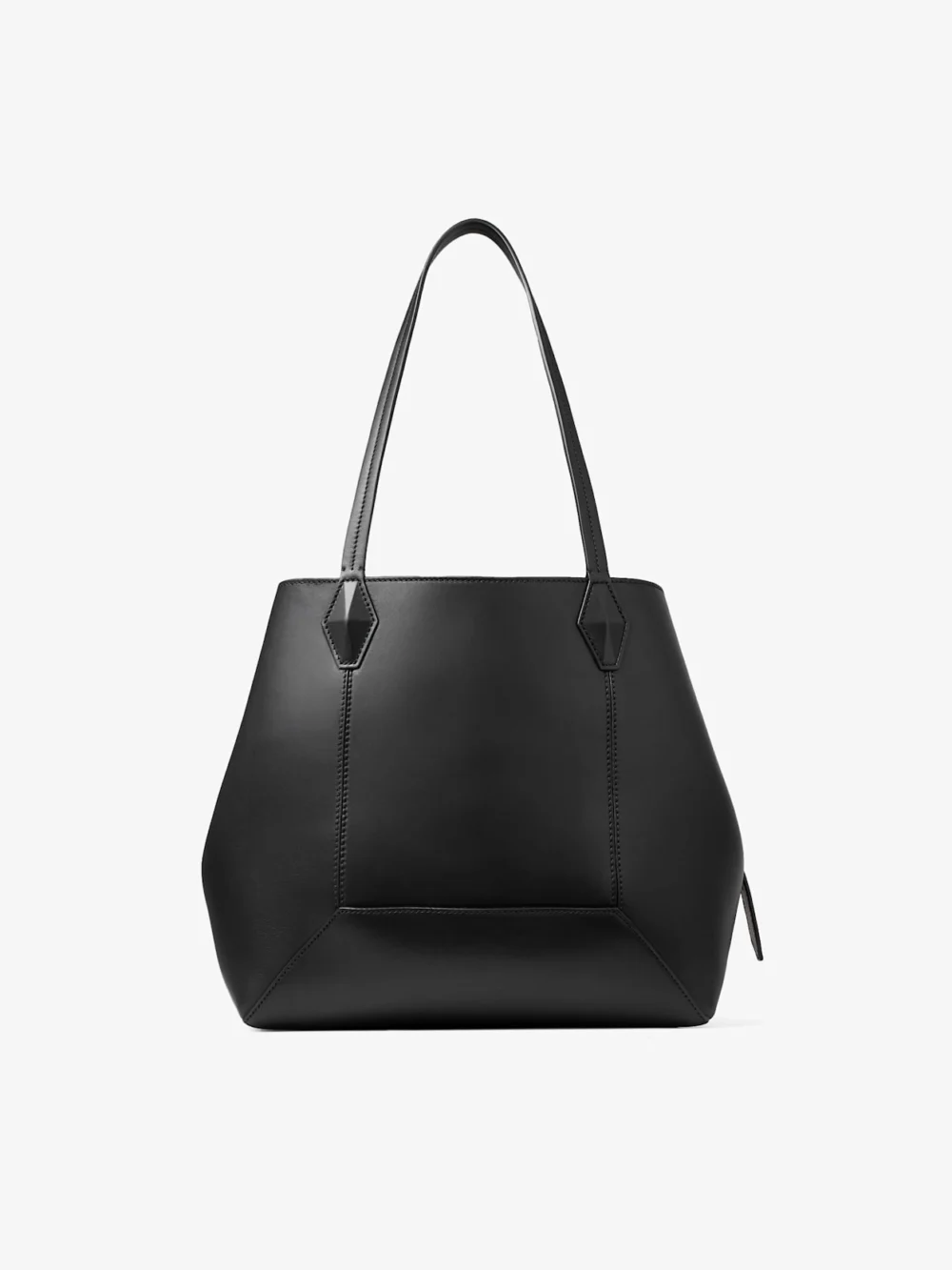 Jimmy Choo Diamond Tote Medium Black Calf Leather Tote Bag, another view
