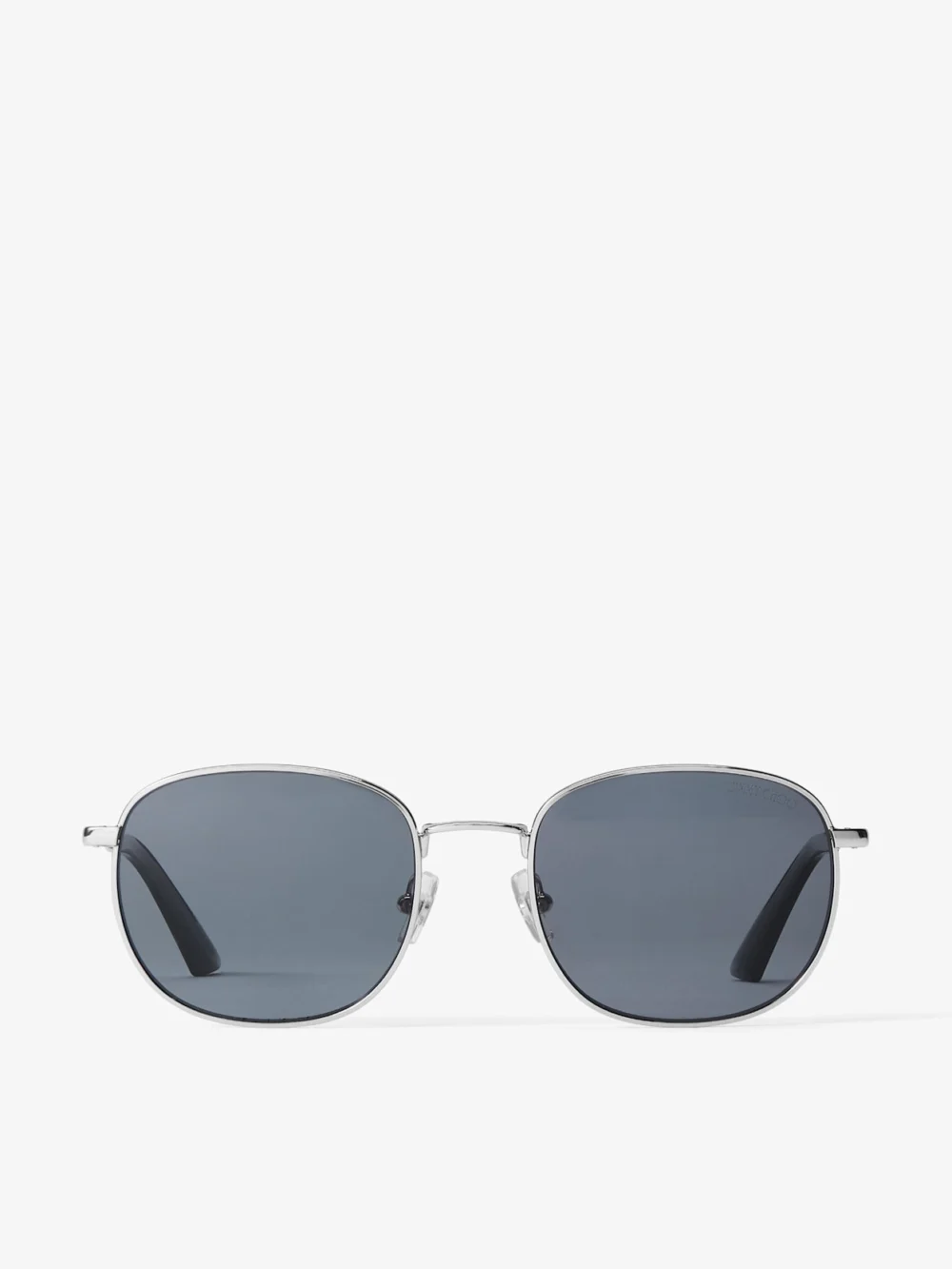Jimmy Choo Dune P Silver and Polar Dark Grey Metal Pantos Sunglasses in e3002 silver