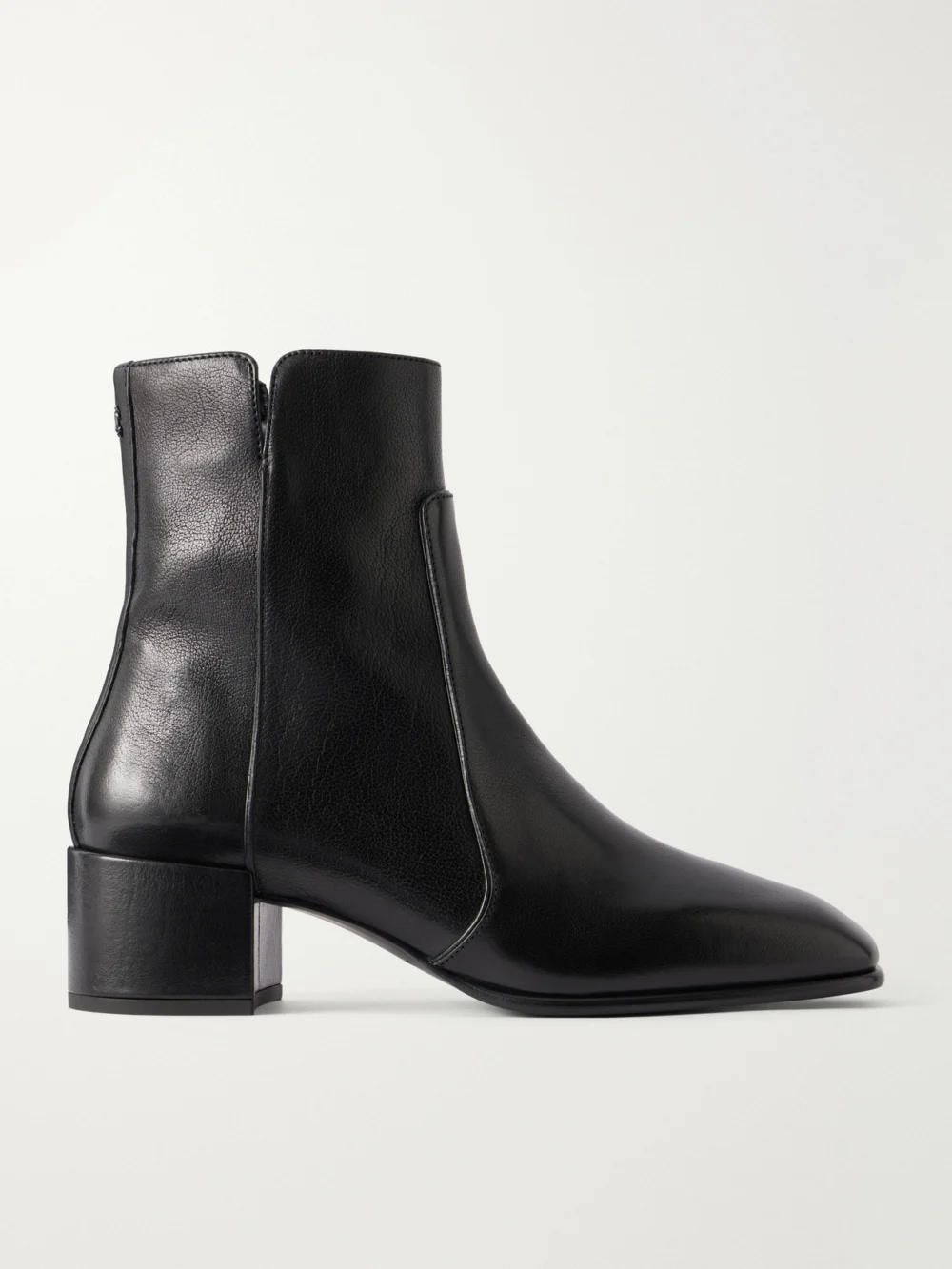Jimmy Choo Eliot 45 Full-grain Leather Ankle Boots in black