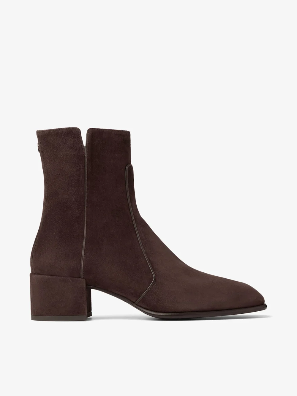 Jimmy Choo Eliot Ankle Boot 45 Chocolate Suede Ankle Boots in brown