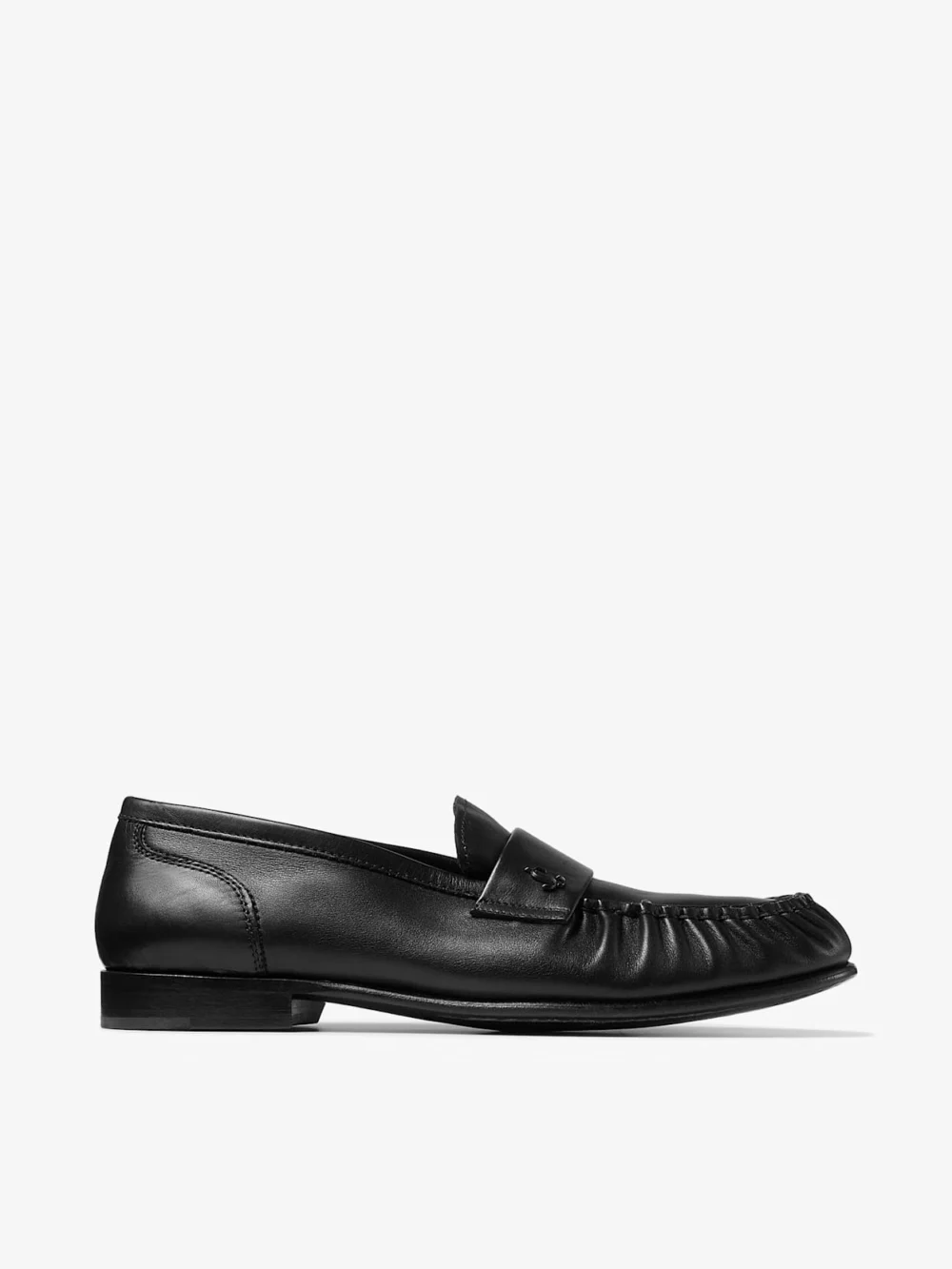 Jimmy Choo Ellis Loafer F Black Soft Leather Loafers in black