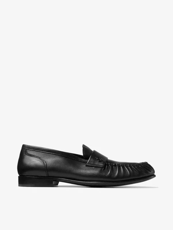 Jimmy Choo Ellis Loafer F Black Soft Leather Loafers