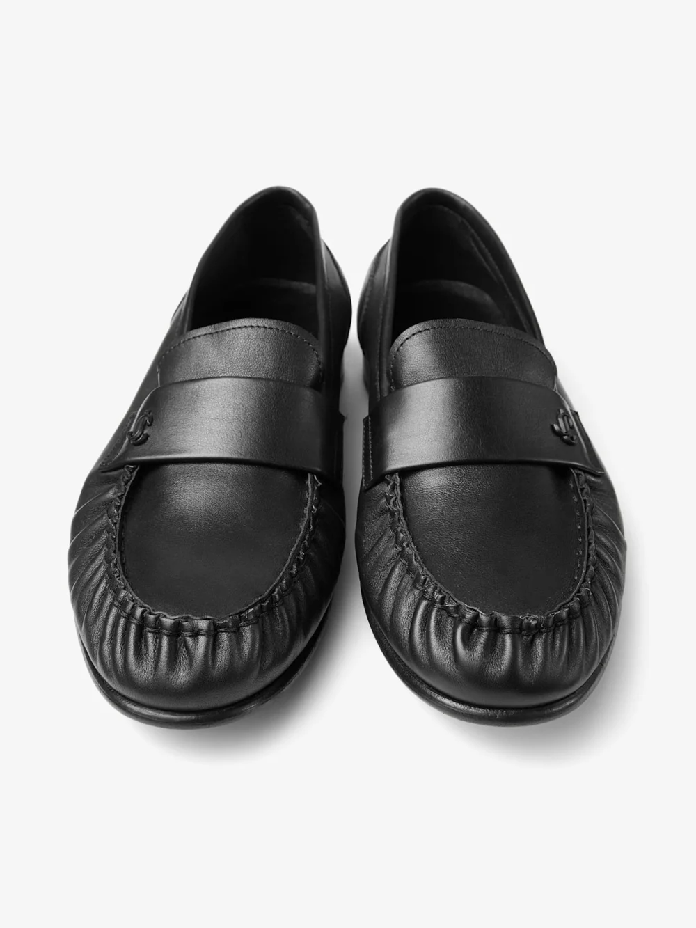 Jimmy Choo Ellis Loafer F Black Soft Leather Loafers, another view