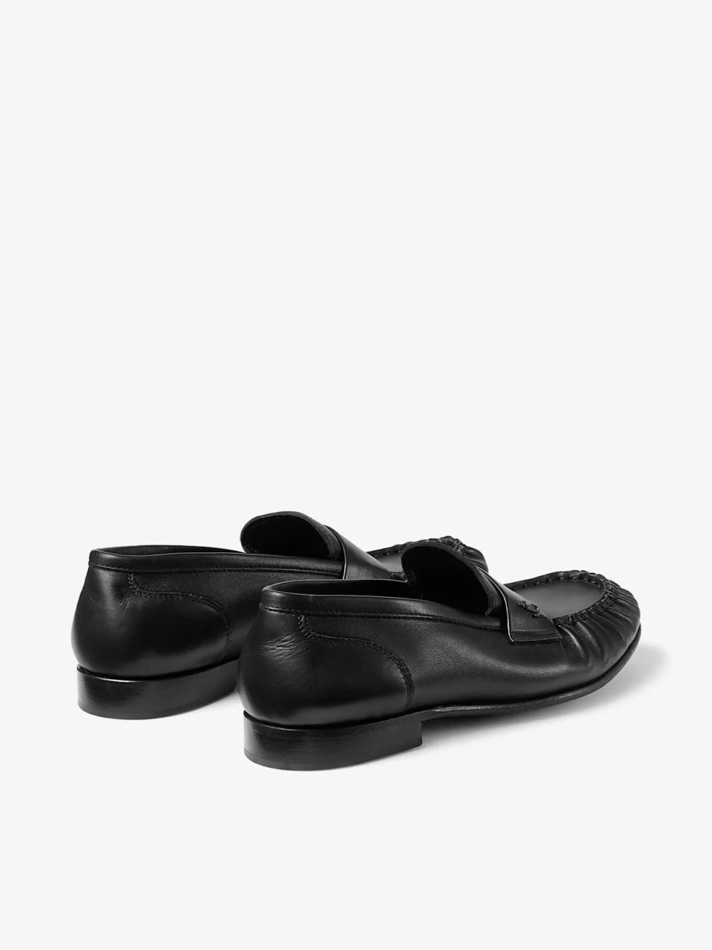 Jimmy Choo Ellis Loafer F Black Soft Leather Loafers, another view