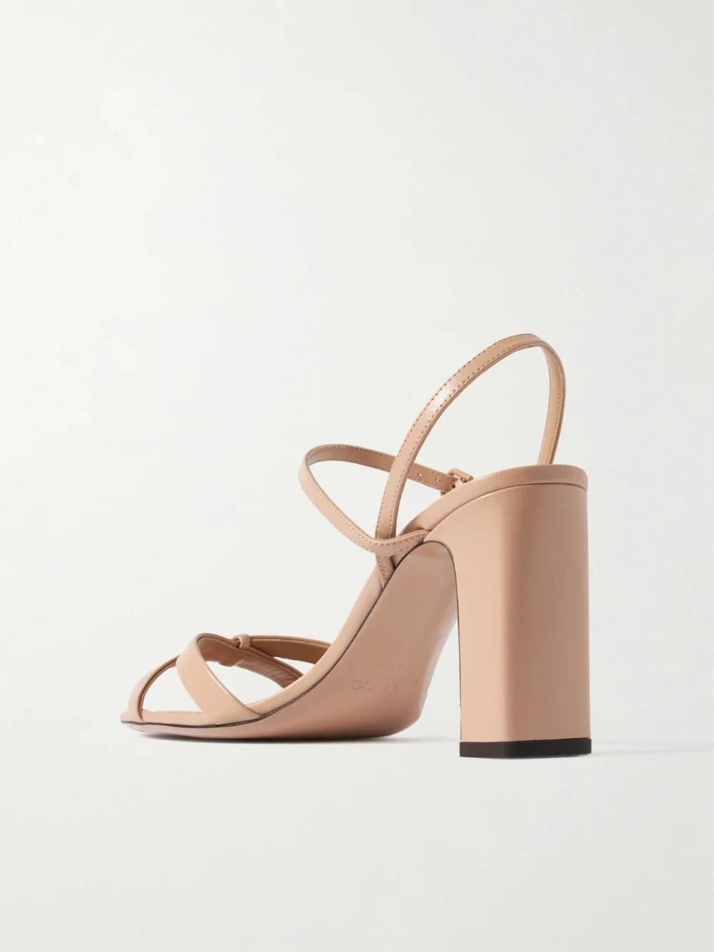 Back view of the Jimmy Choo Elsy 85 Leather Sandals