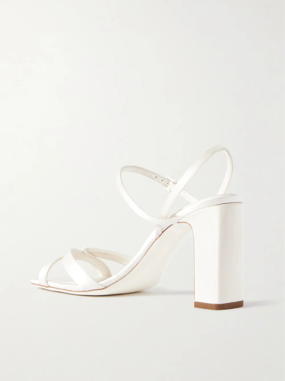 Back view of the Jimmy Choo Elsy 85 Satin Slingback Sandals