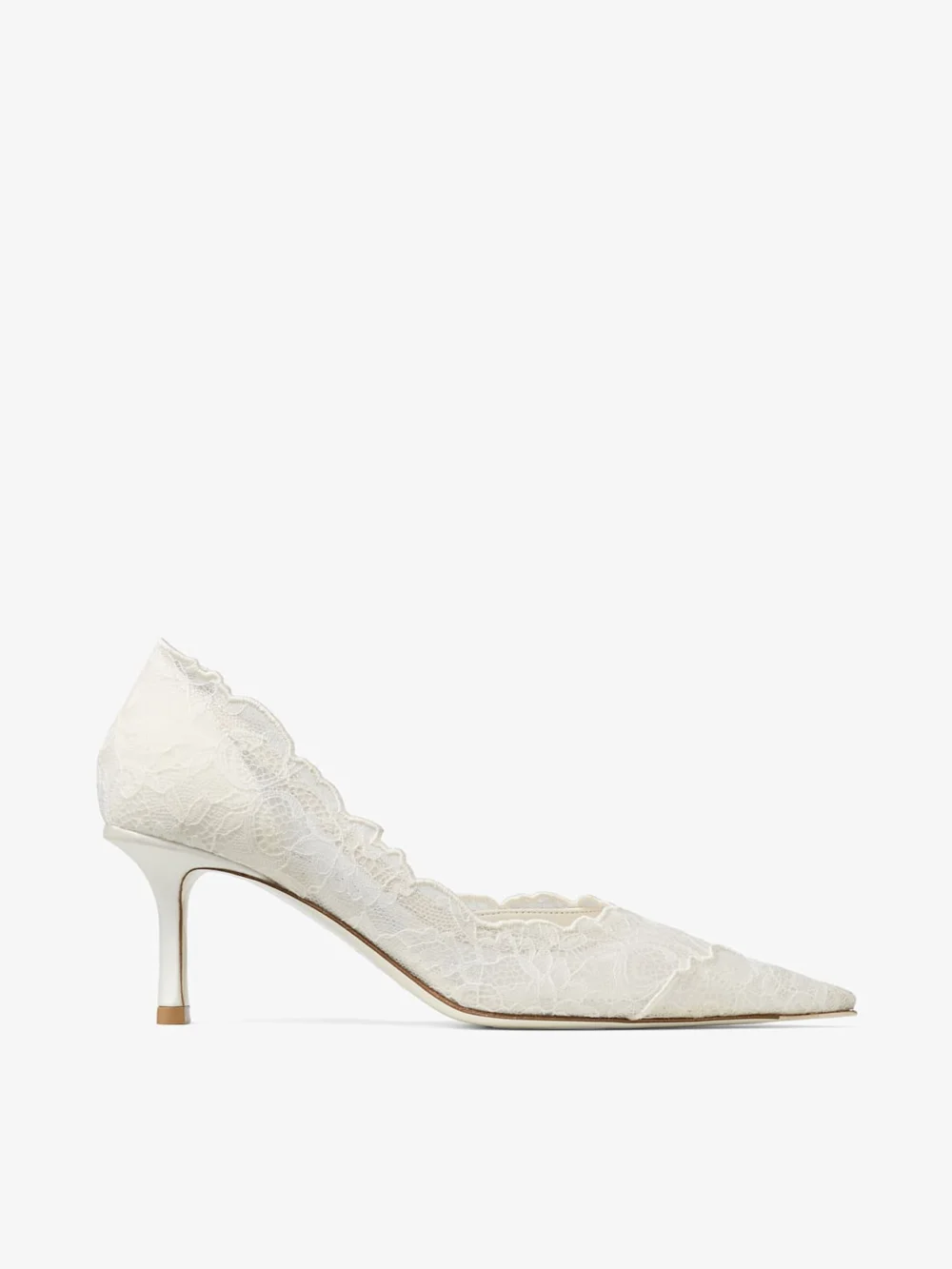 Jimmy Choo Faiz Pump 65 Ivory Jimmy Choo Lace Pumps in ivory