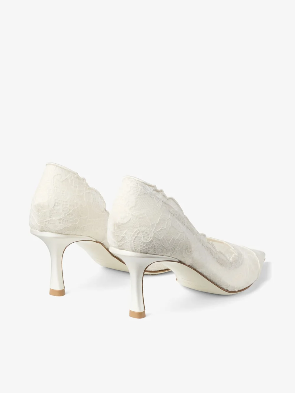 Jimmy Choo Faiz Pump 65 Ivory Jimmy Choo Lace Pumps, another view