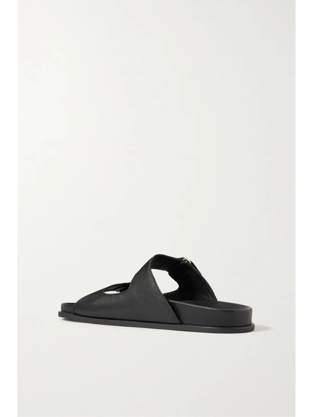 Back view of the Jimmy Choo Fayence Embellished Leather Slides