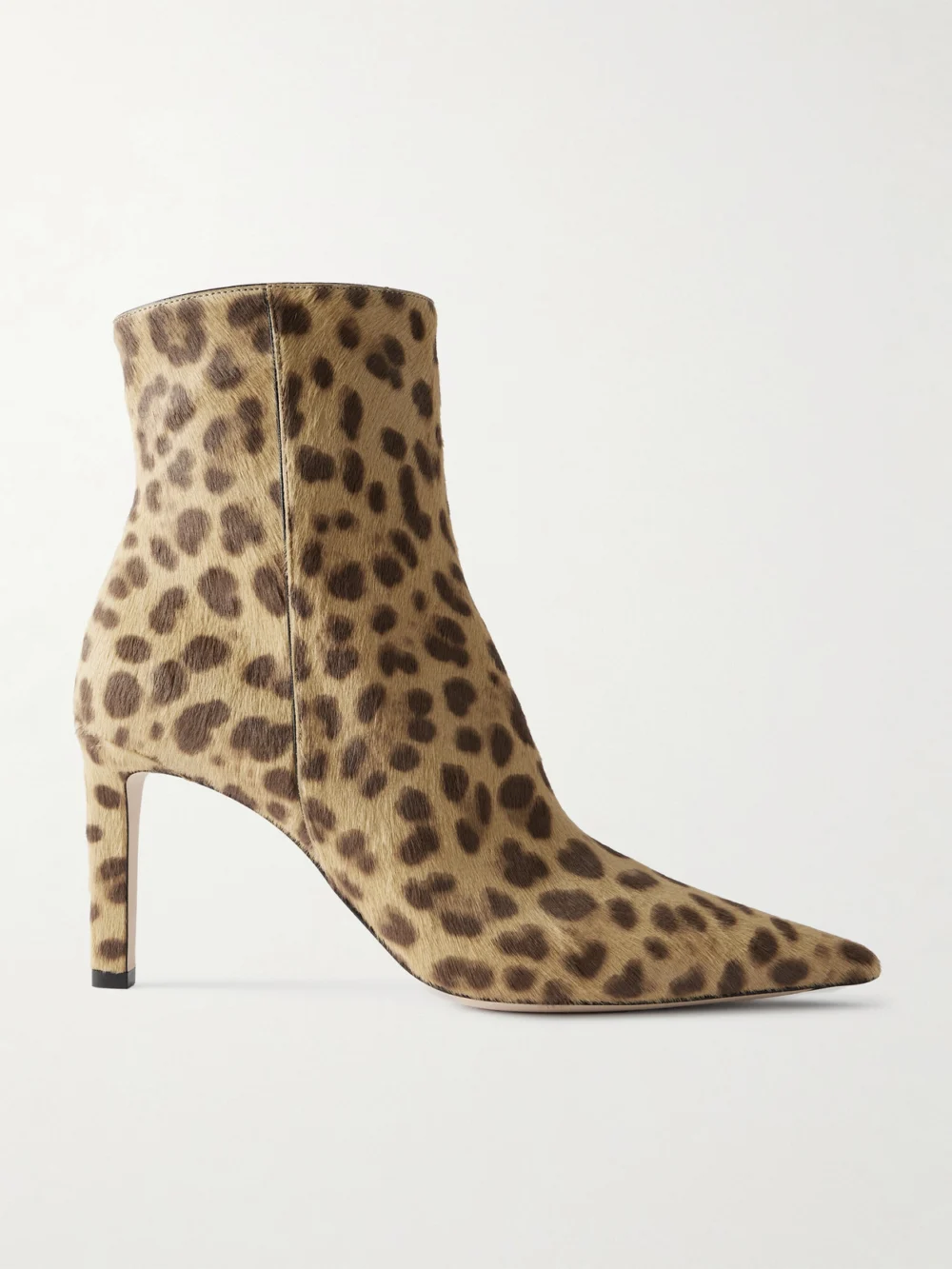 Jimmy Choo Frankie 85 Leopard-print Pony Hair Ankle Boots in leopard print