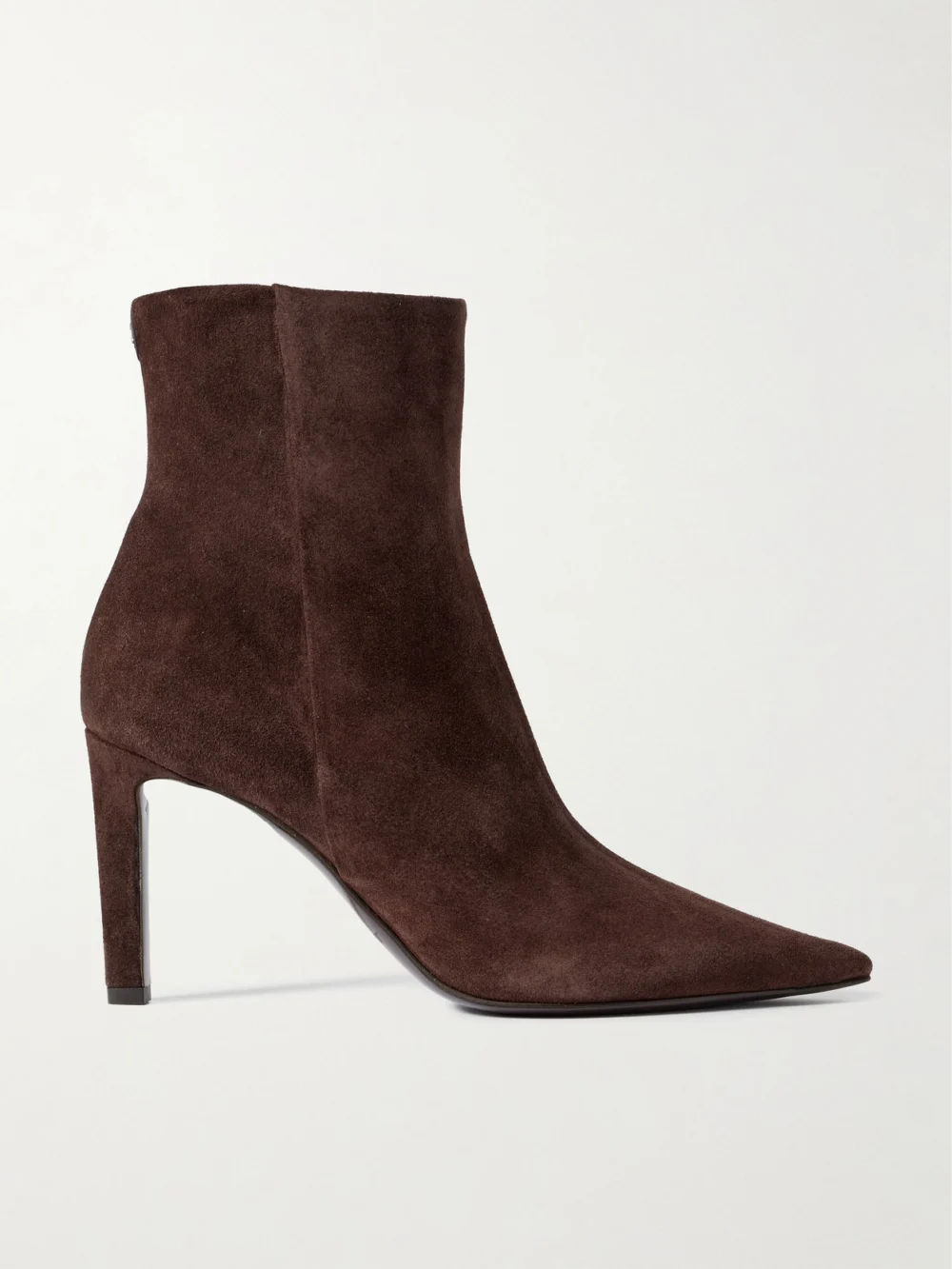 Jimmy Choo Frankie 85 Suede Ankle Boots in chocolate