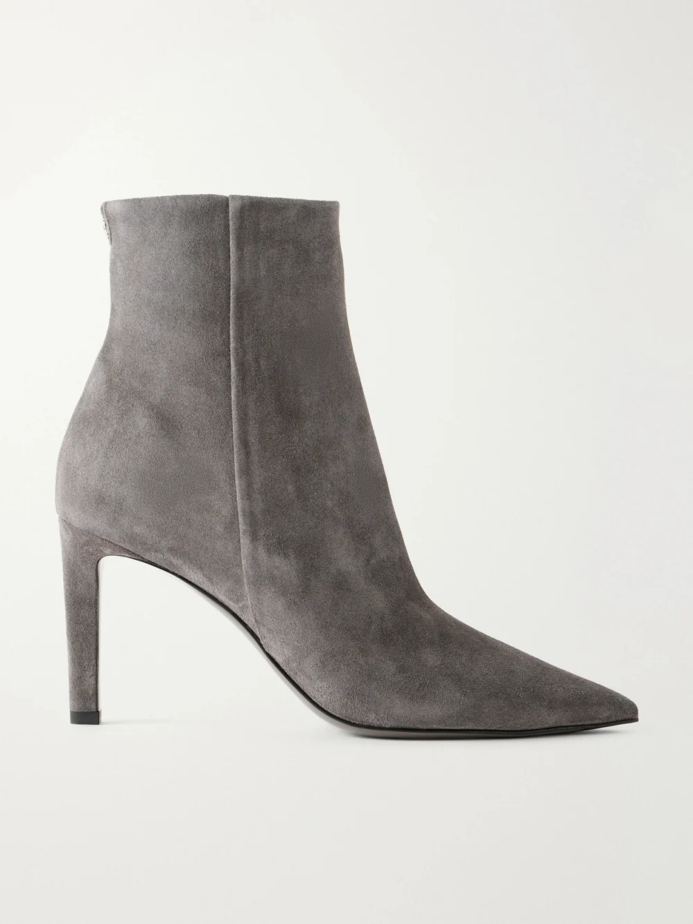 Jimmy Choo Frankie 85 Suede Ankle Boots in gray