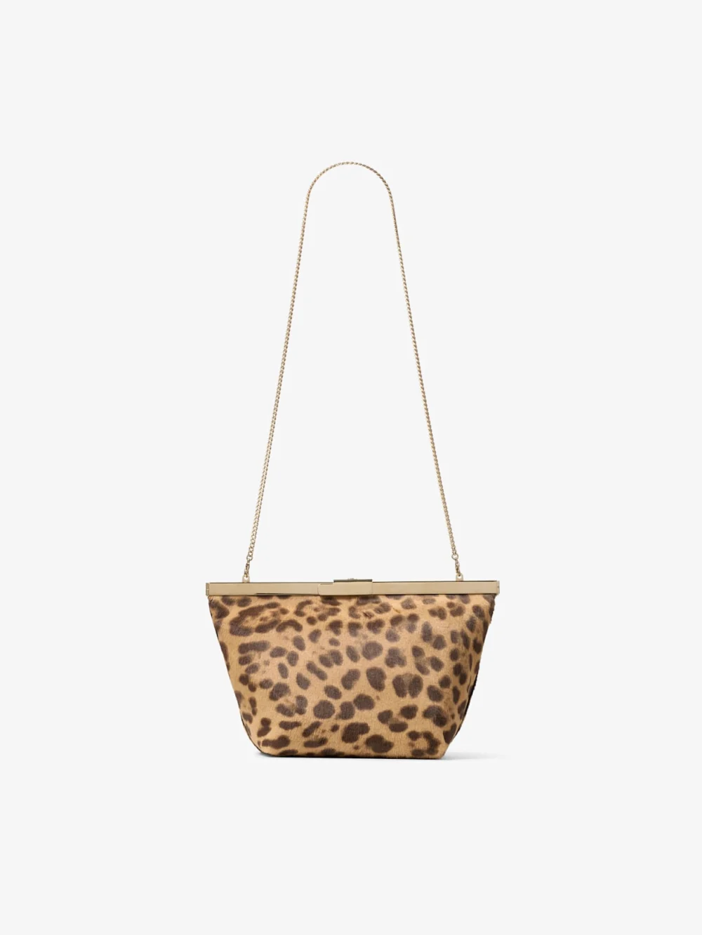Jimmy Choo Ganache Natural Leopard Print Pony Clutch Bag, another view