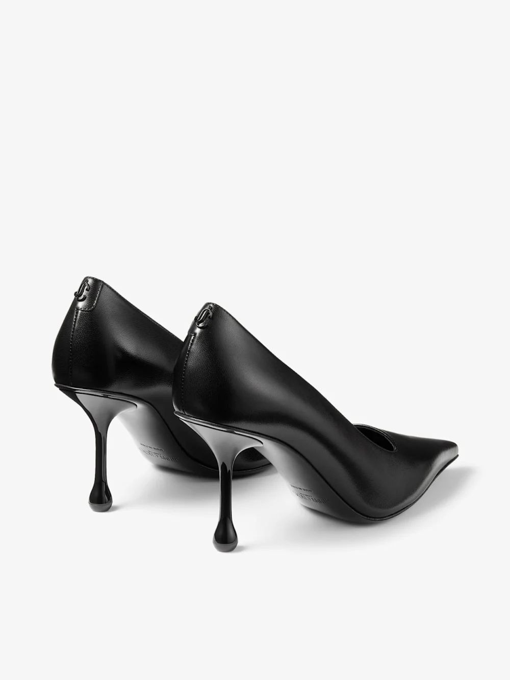 Jimmy Choo Ixia 80 Black Nappa Leather Pumps, another view