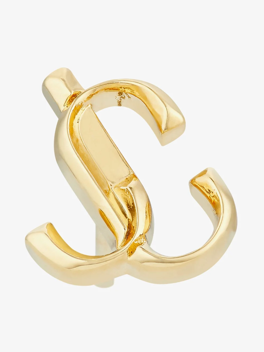Jimmy Choo Jc Mini Studs Gold Finish Metal Jc Mini Stud Earrings, another view
