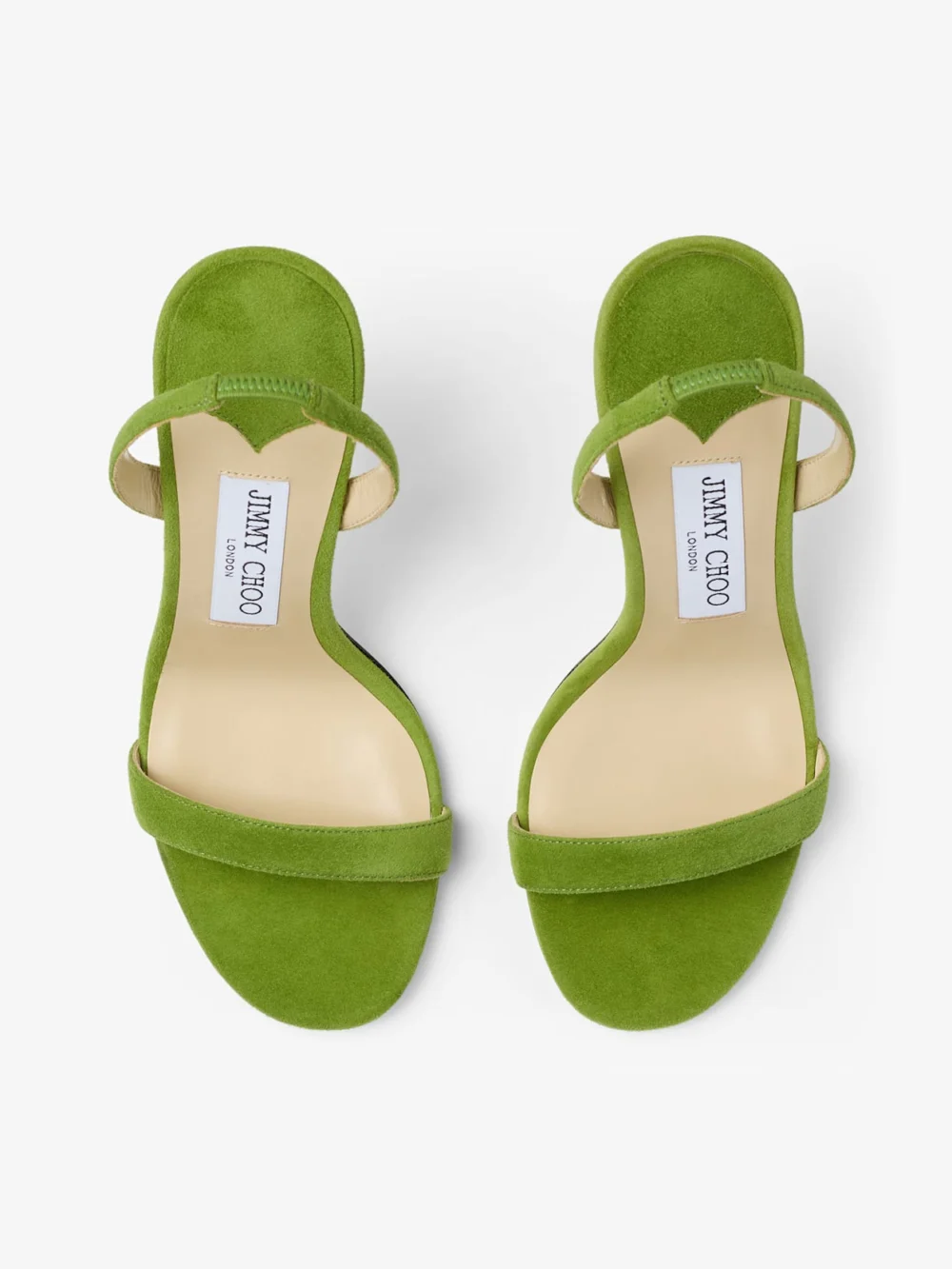 Jimmy Choo Jenn 100 Clover Suede Sandals, another view