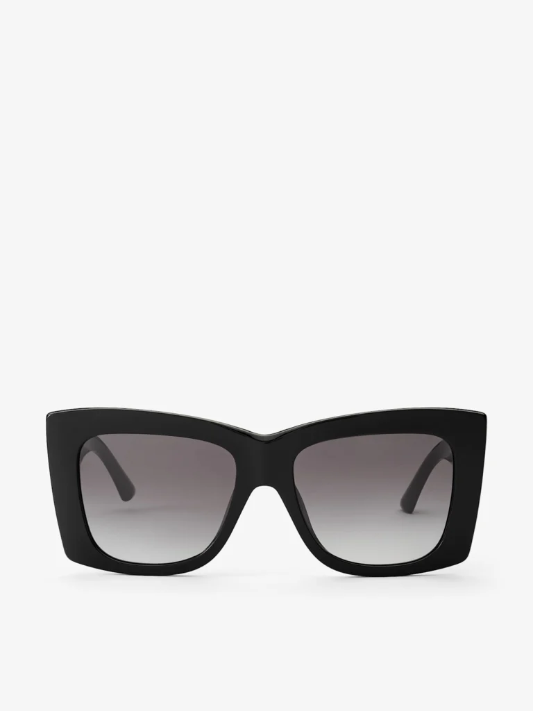 Jimmy Choo Juliana Black Square Sunglasses