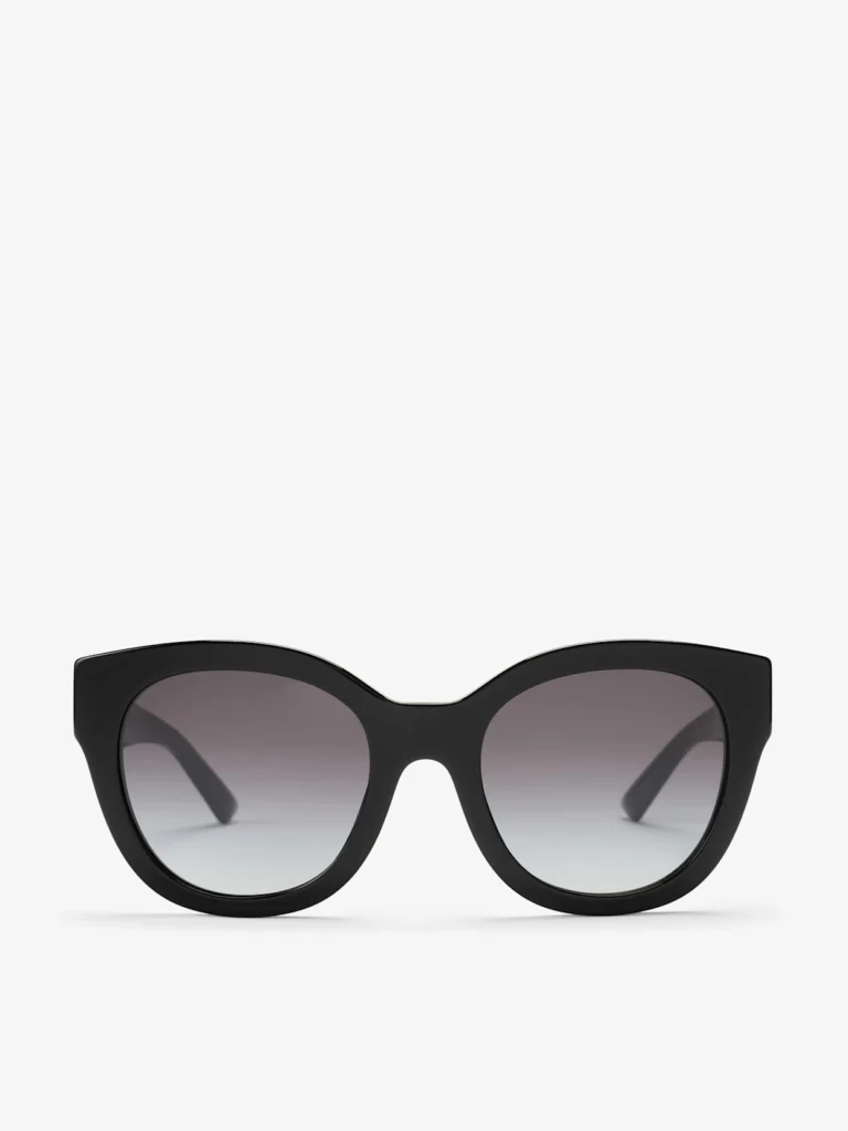 Jimmy Choo Kati Black Round Sunglasses