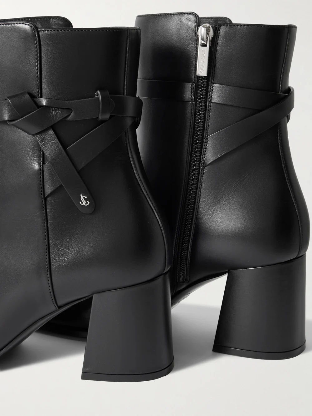 Jimmy Choo Lawton 65 Leather Ankle Boots