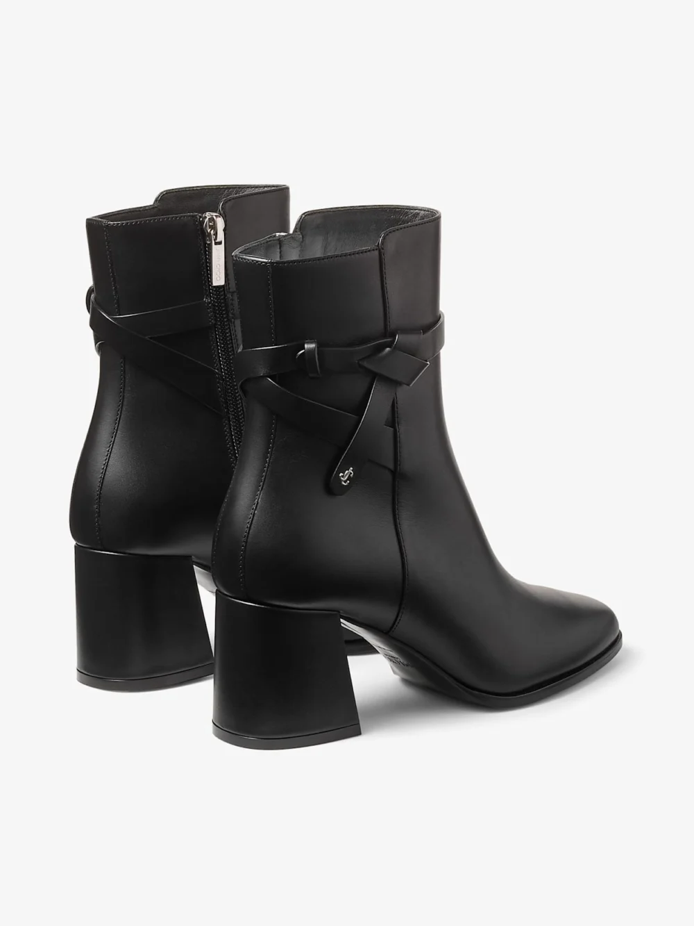 Jimmy Choo Lawton Ankle Boot 65 Black Calf Leather Ankle Boot, another view