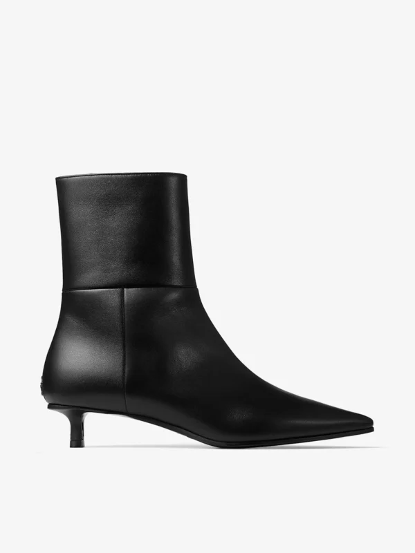 Jimmy Choo Lory Ankle Boot 35 Black Calf Leather Ankle Boots