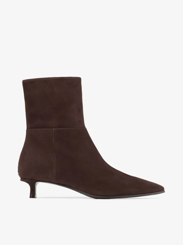 Jimmy Choo Lory Ankle Boot 35 Chocolate Suede Ankle Boots