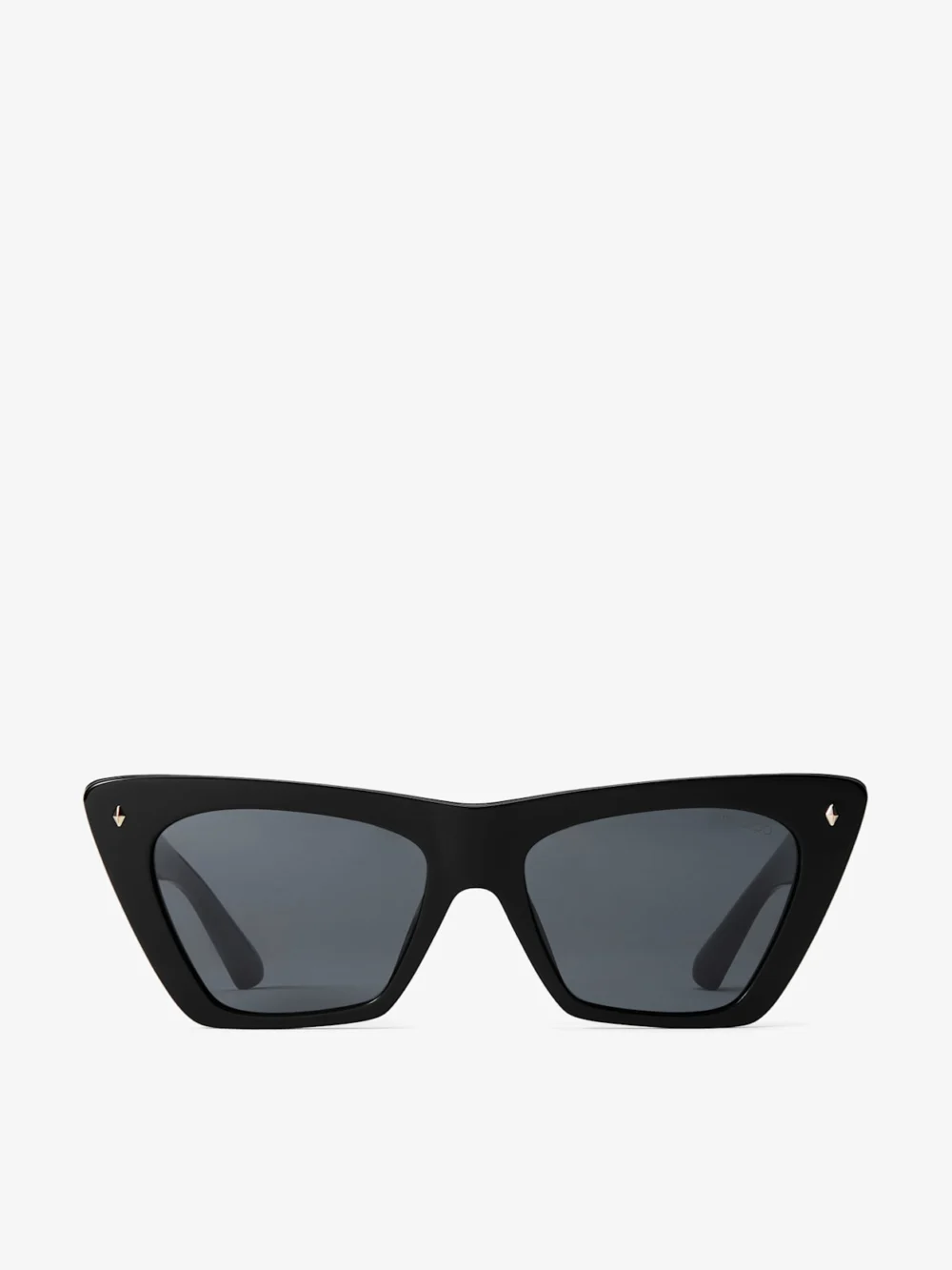 Jimmy Choo Lou Black and Grey Acetate Cat Eye Sunglasses in e5000 black