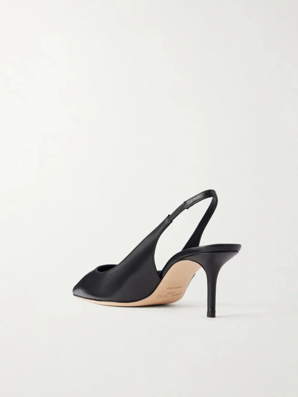 Back view of the Jimmy Choo Love 65 Leather Pumps