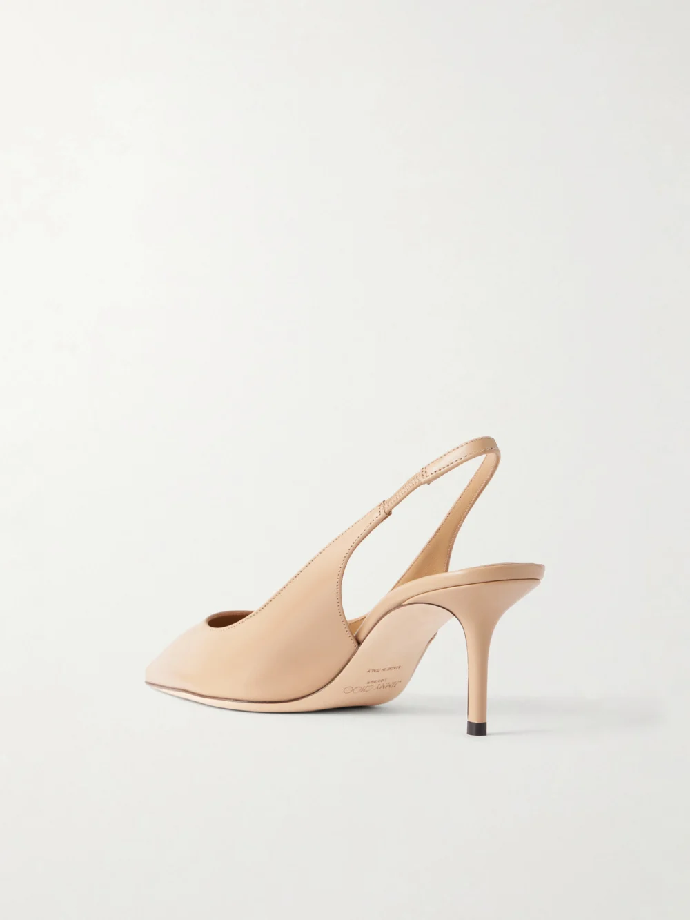 Back view of the Jimmy Choo Love 65 Leather Pumps