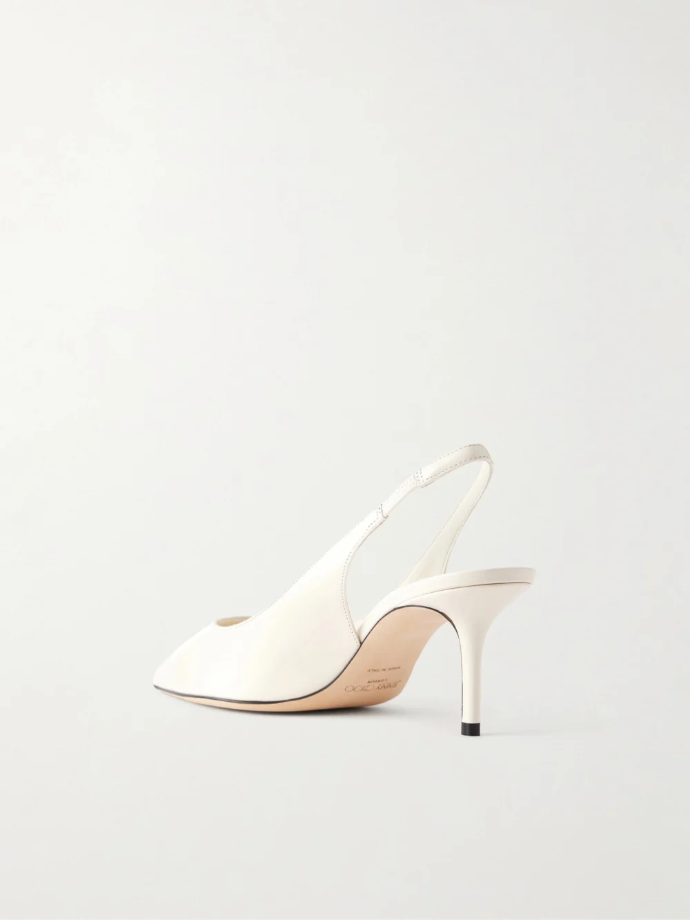 Back view of the Jimmy Choo Love 65 Leather Pumps