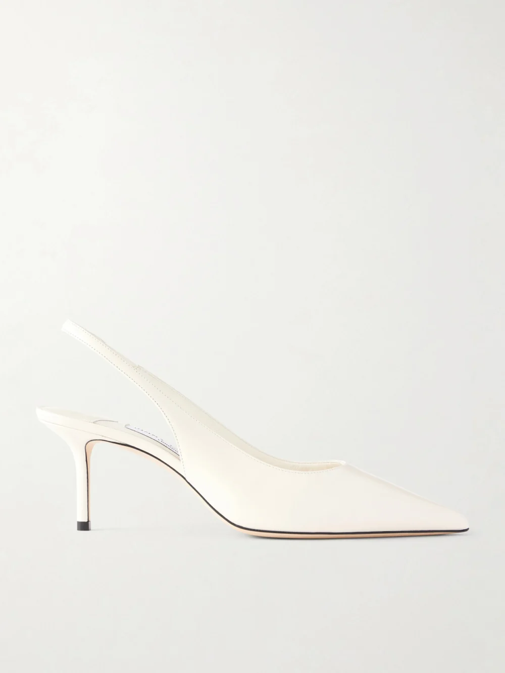Jimmy Choo Love 65 Leather Pumps in off-white