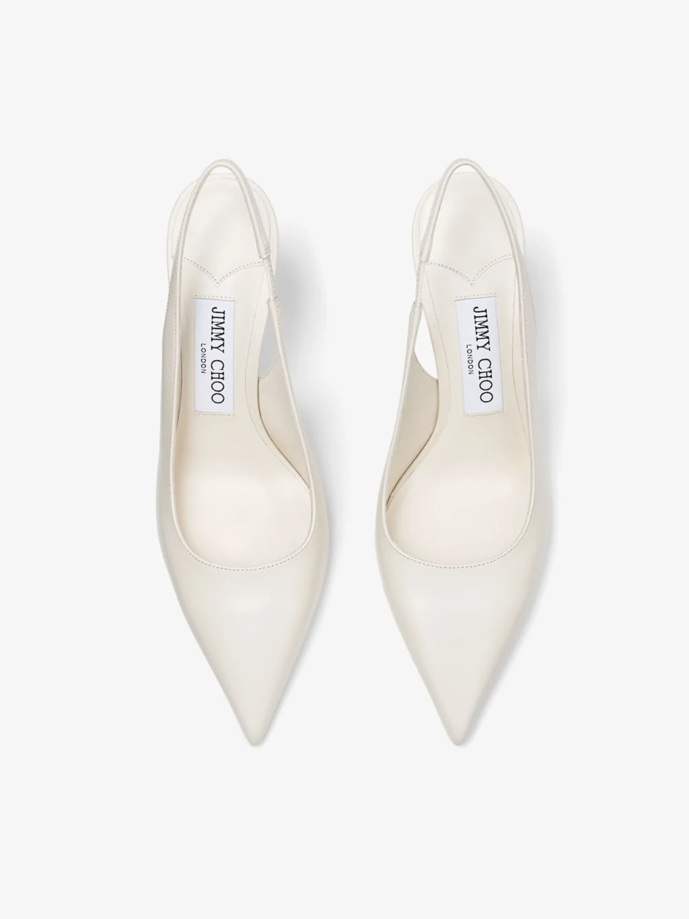 Jimmy Choo Love Sling Back 85 Latte Calf Leather Slingbacks, another view