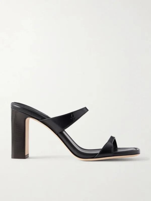 Jimmy Choo Lucian 85 Leather Mules