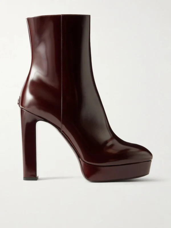 Jimmy Choo Marene 120 Polished Leather Boots