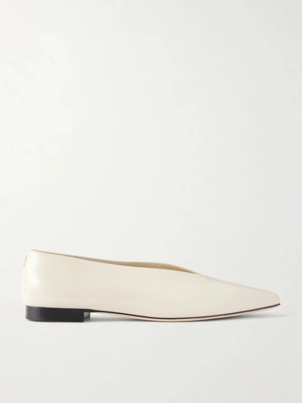 Jimmy Choo Margot Leather Ballet Flats