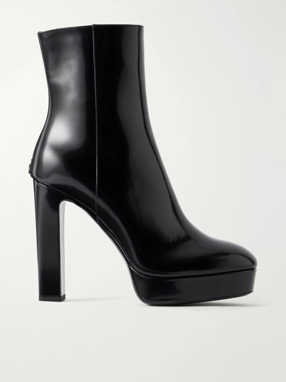 Jimmy Choo Marine 120 Patent-leather Ankle Boots in black