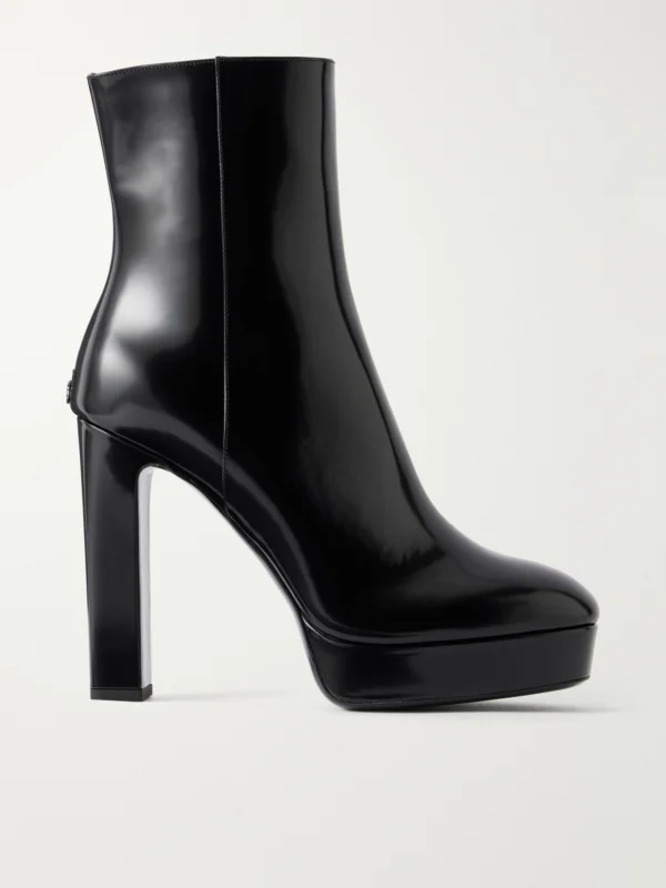 Jimmy Choo Marine 120 Patent-leather Ankle Boots
