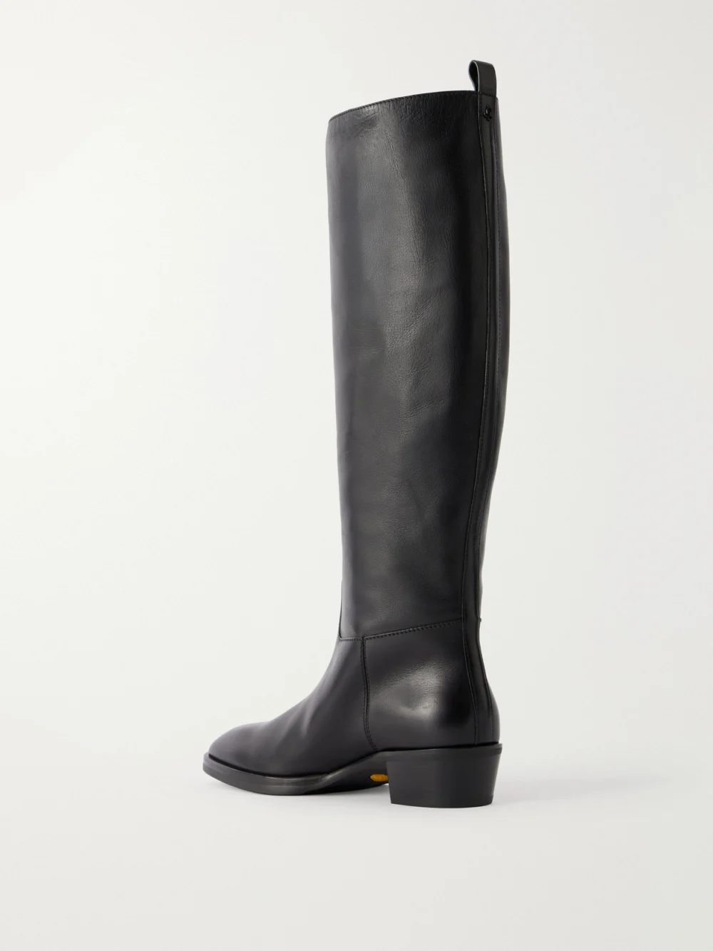 Back view of the Jimmy Choo Mave 45 Leather Knee Boots