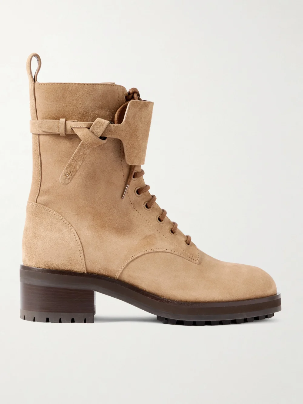 Jimmy Choo Rosabel 55 Suede Ankle Boots in tan