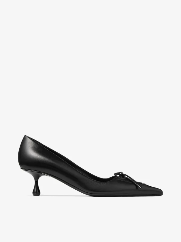 Jimmy Choo Scarlett 50 Black Nappa Leather Pumps
