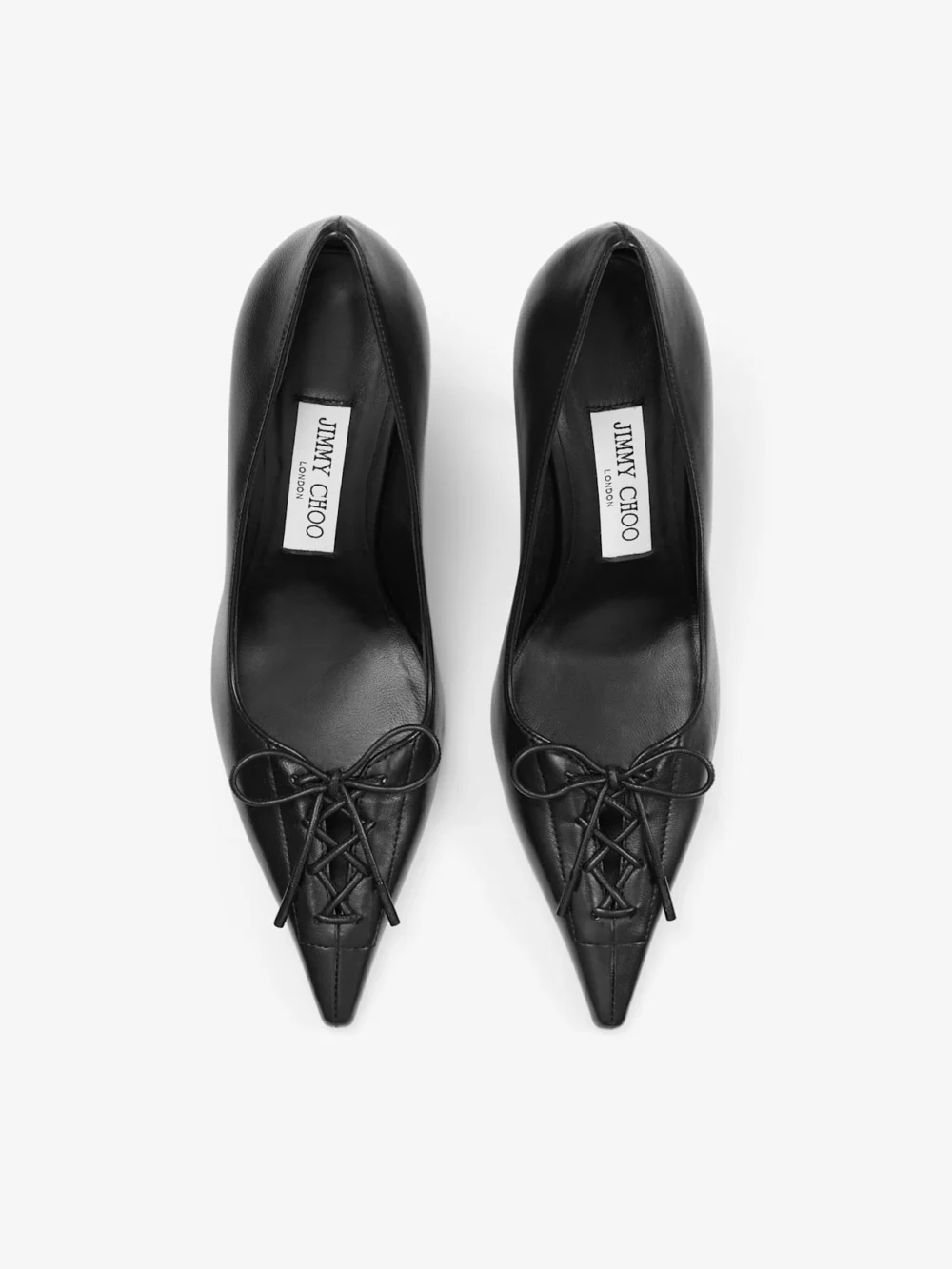Jimmy Choo Scarlett 95 Black Nappa Leather Pumps, another view